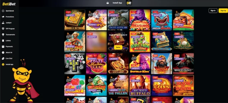 BetiBet casino games