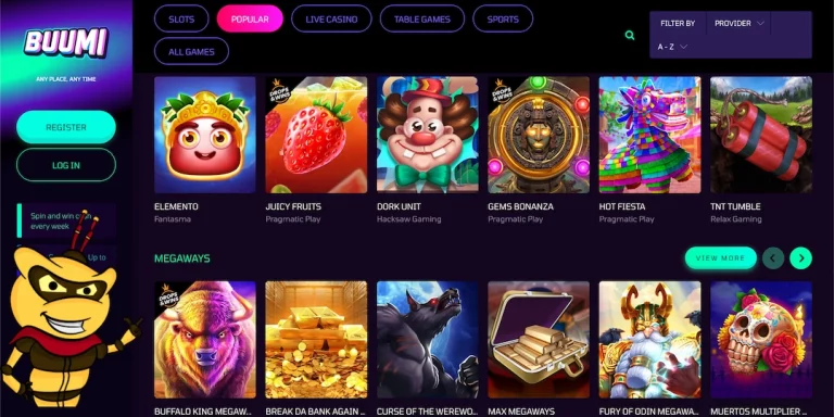 buumi casino games