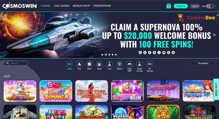 cosmoswin casino home