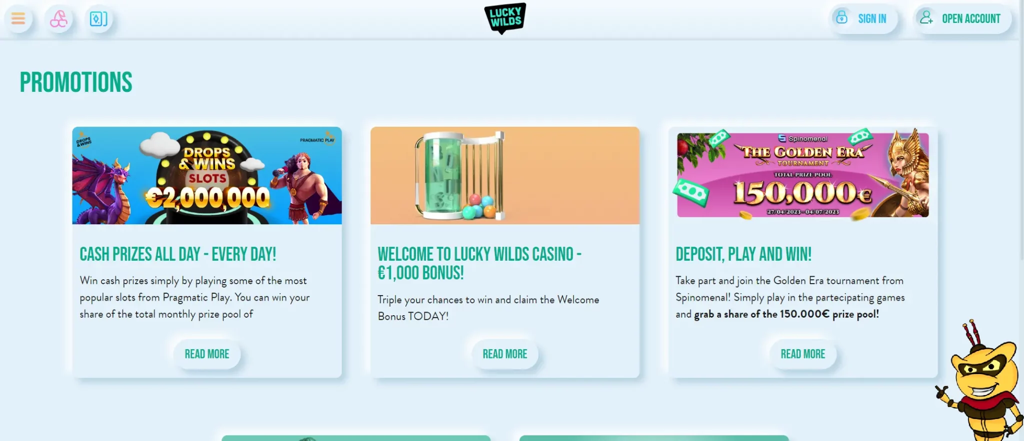 Discover Exciting Bonuses at Luckywilds Casino