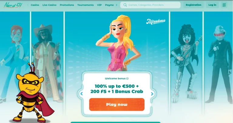 Experience the Best Casino Bonuses at Neon54