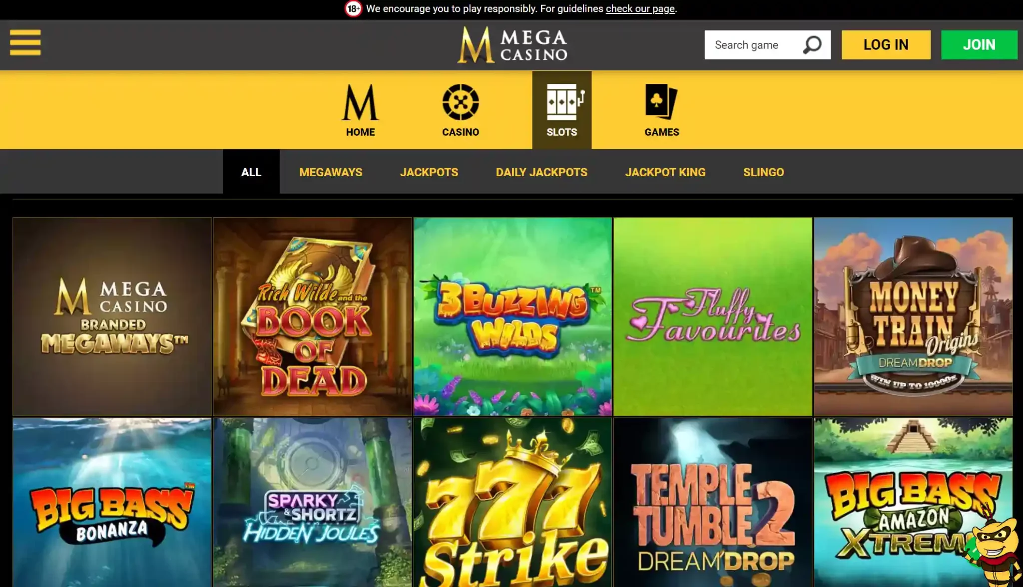 Mega Casino Casino Games